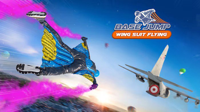 基础跳跃翼服飞行 Base Jump Wing Suit Flying_0