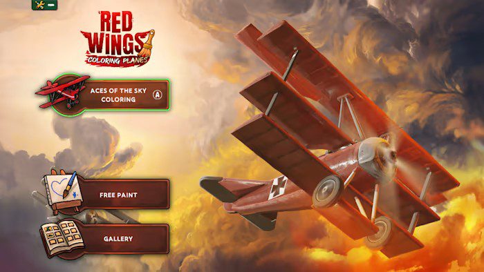 红翼着色飞机 Red Wings Coloring Planes_2