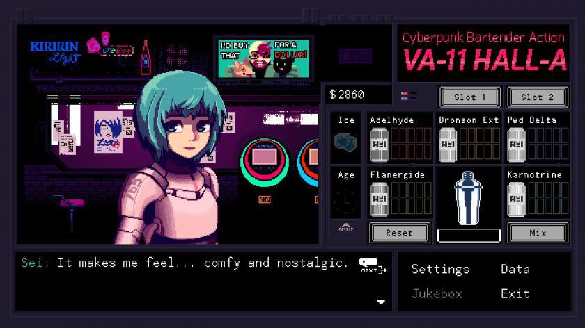 Switch《VA-11 HALL-A：赛博朋克酒保行动》_5