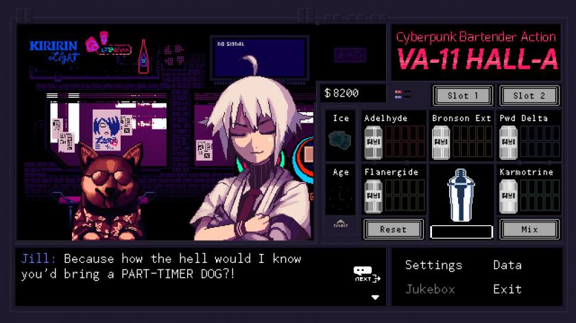 Switch《VA-11 HALL-A：赛博朋克酒保行动》_1