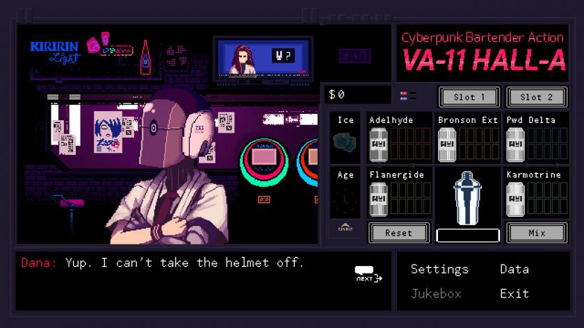 Switch《VA-11 HALL-A：赛博朋克酒保行动》_4